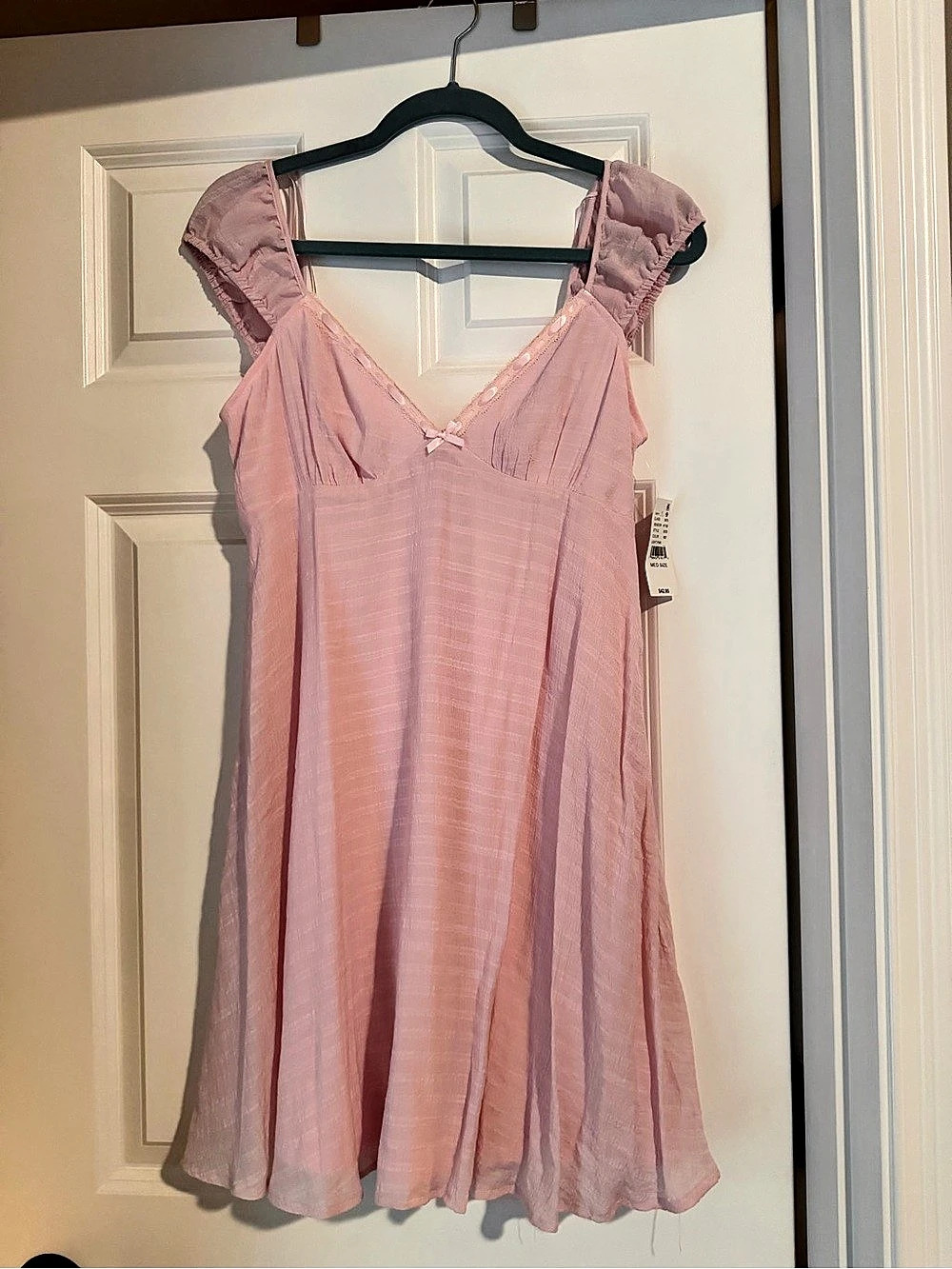 Babydoll Pink Mini Dress